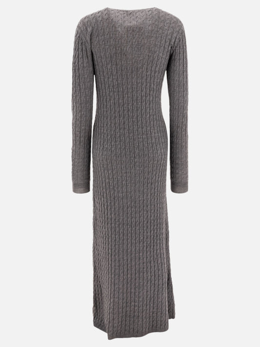 Toteme Cable knit dress 18969885_M Grey 2