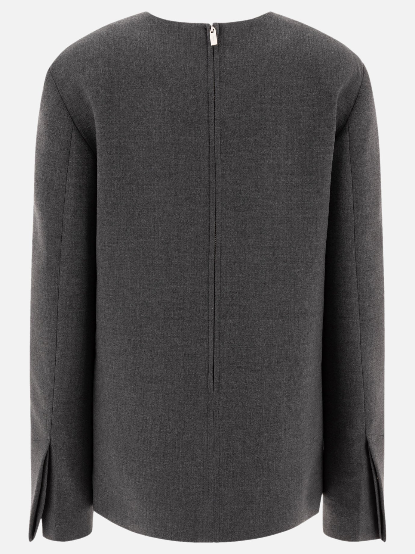 Toteme Jacket with back closure 17839466_38 Grey thumbnail_2