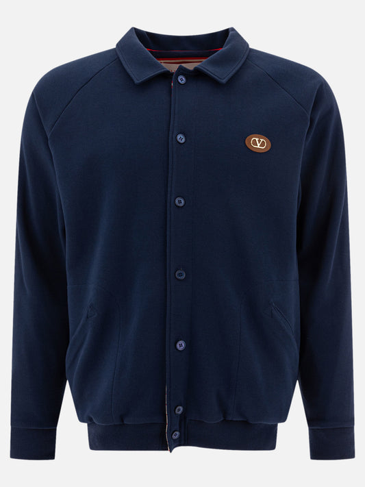 Cardigan Logo  Blu - Valentino Uomo | PLP | VIETTI Online Store 
