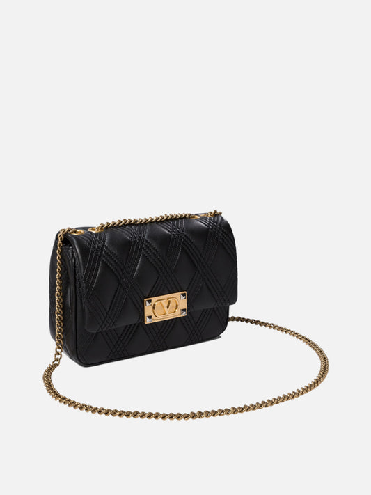Valentino Garavani Medium "Quiltie 67" shoulder bag 10334153_UNI Black 2