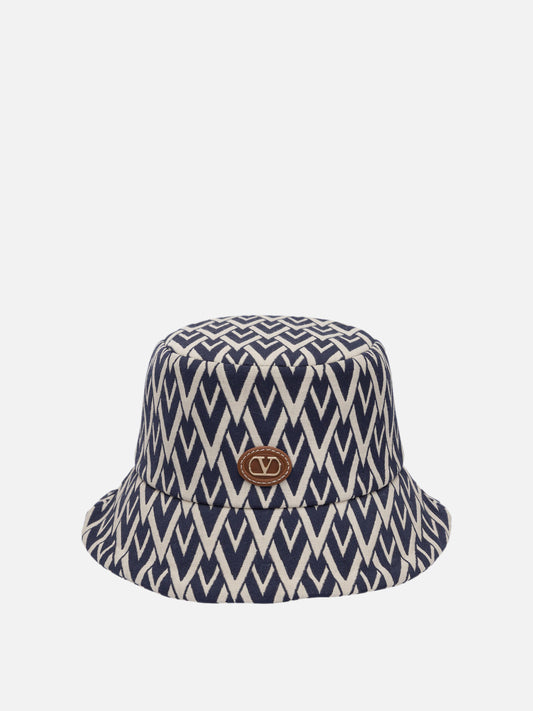 Valentino Garavani Cappello bucket "Toute la V" 14857333_57 Blue 1