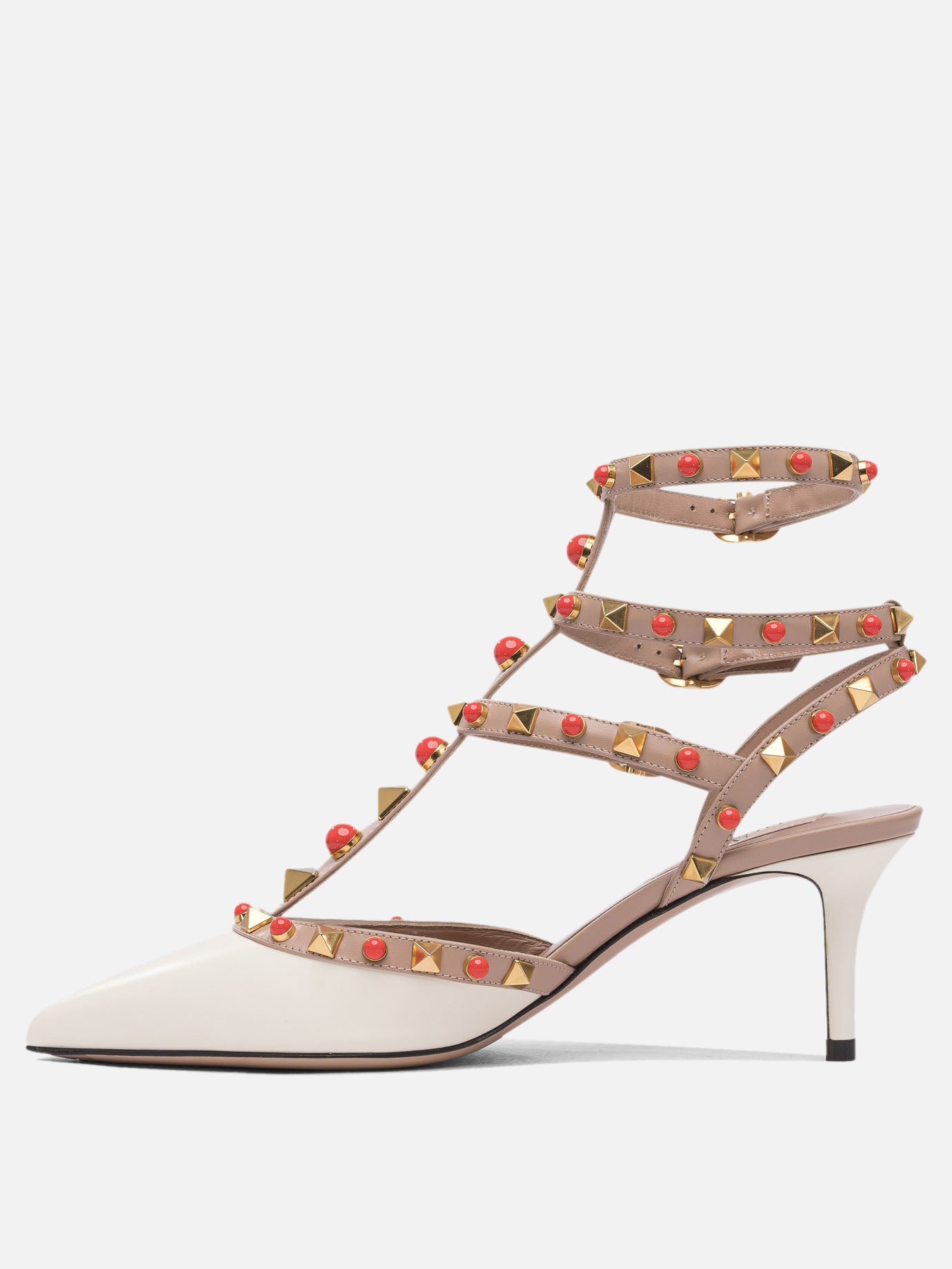 Valentino Garavani Décolleté &quot;Rockstund 65 mm&quot; 14946415_36 White thumbnail_3