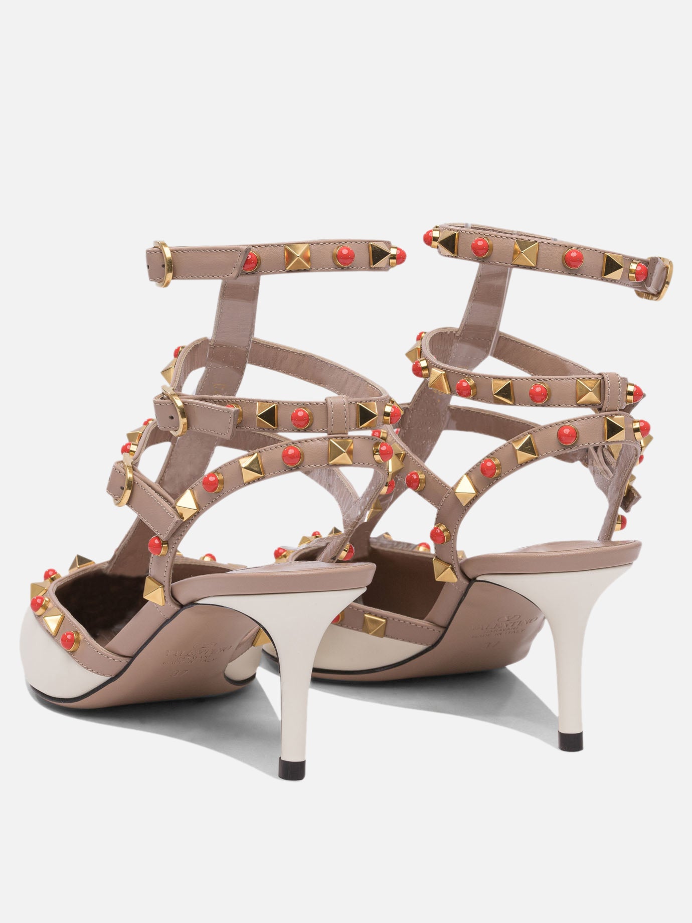Valentino Garavani Décolleté &quot;Rockstund 65 mm&quot; 14946415_36 White thumbnail_4