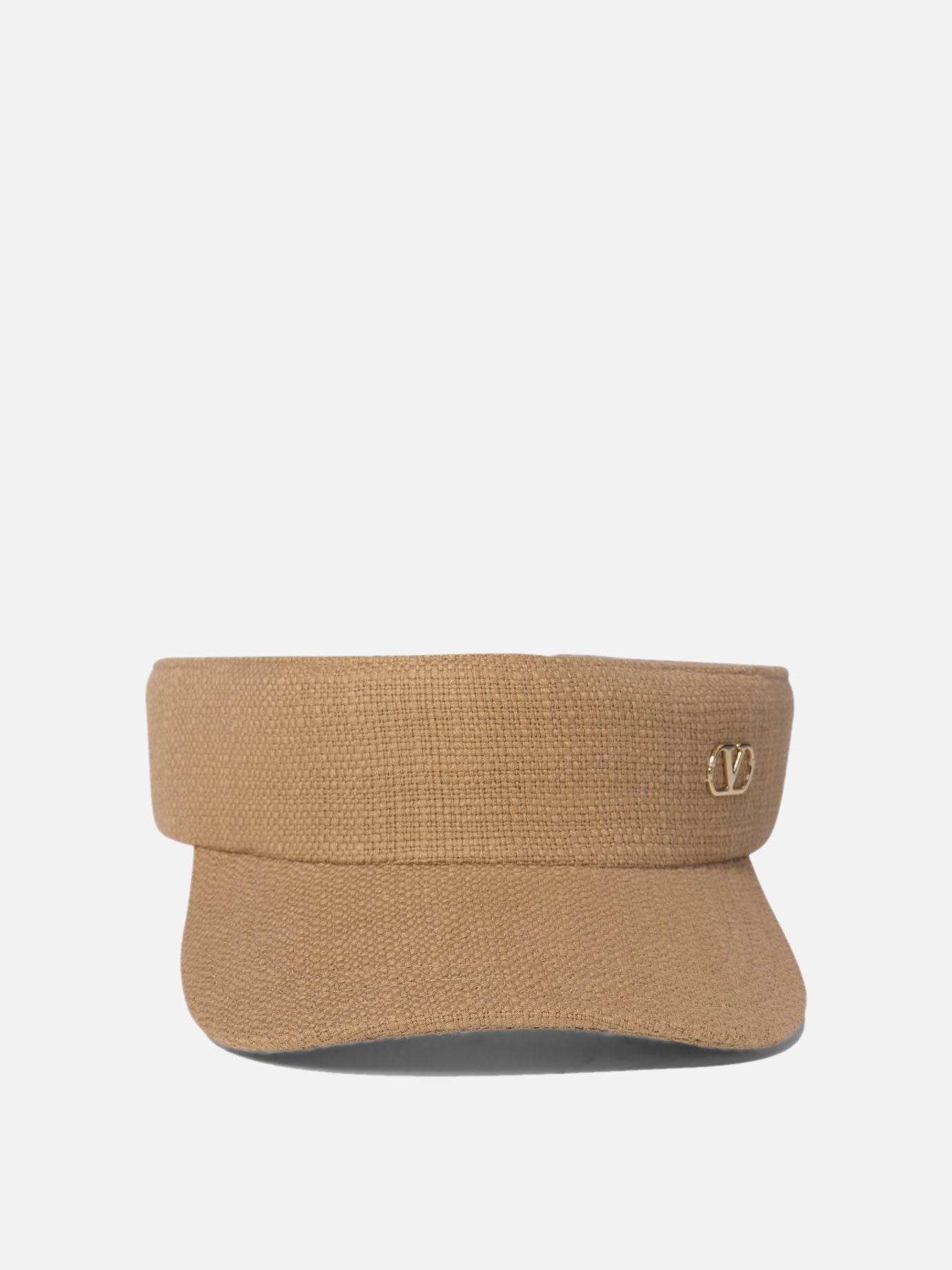 Valentino Garavani "VLogo Signature" Visor Beige