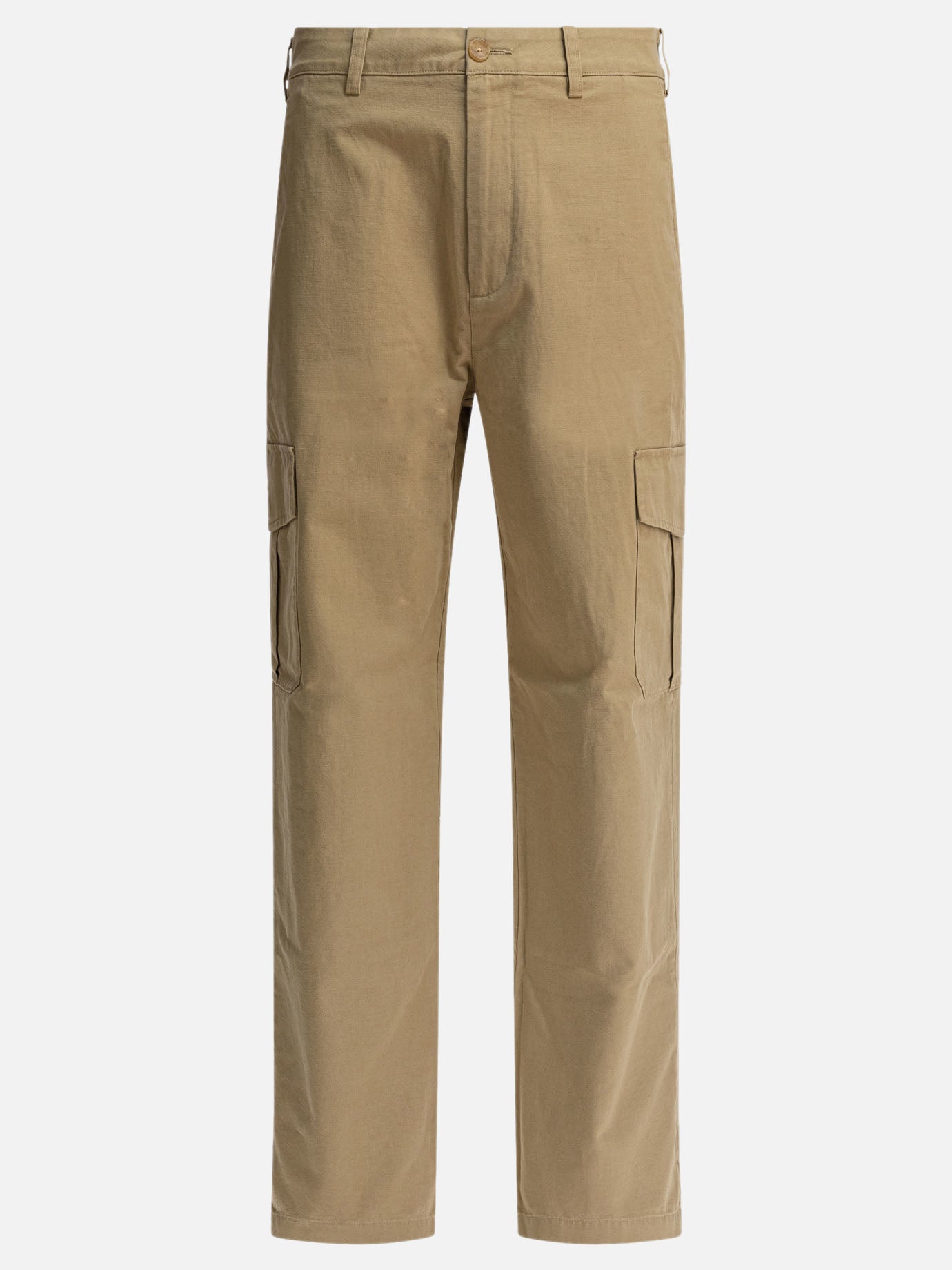 Vince Cotton and linen cargo trousers 10002409_31 Beige thumbnail_1