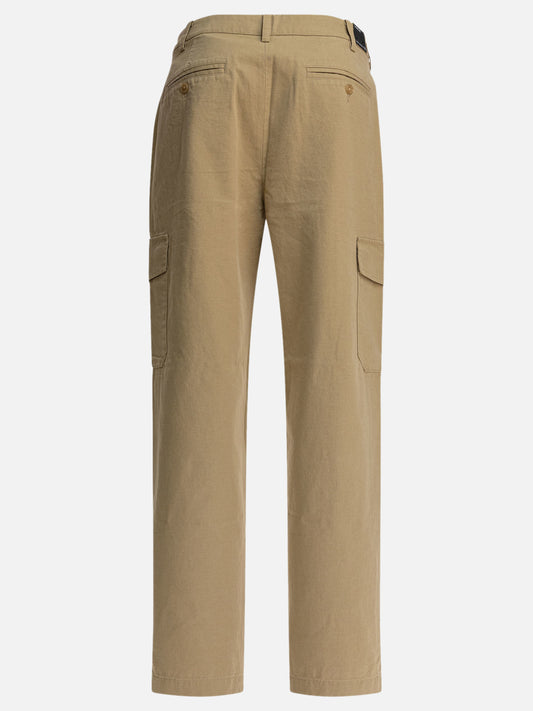 Vince Cotton and linen cargo trousers 10002409_31 Beige 2