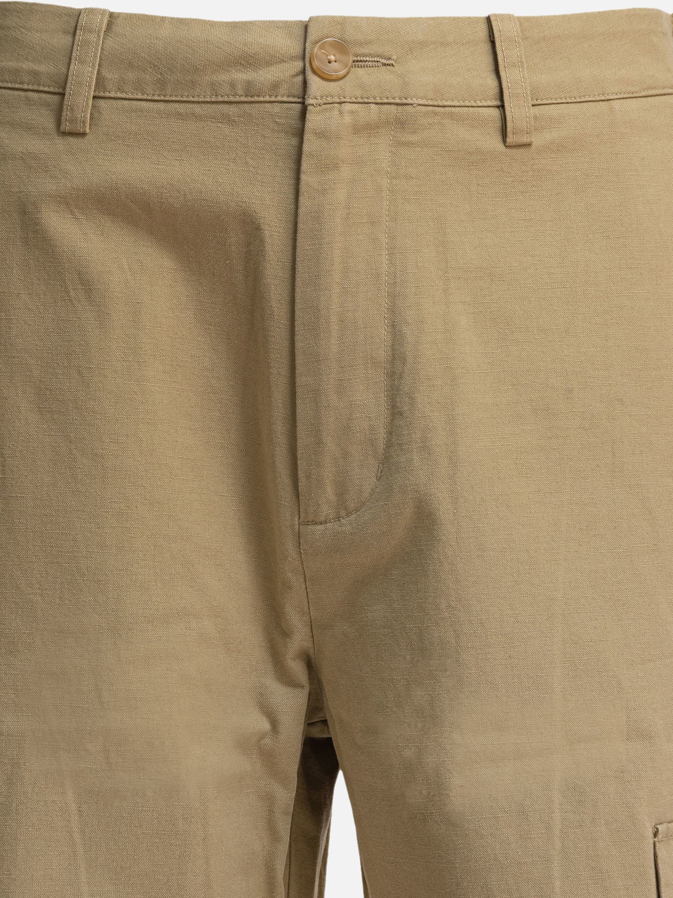 Vince Cotton and linen cargo trousers 10002409_31 Beige thumbnail_3