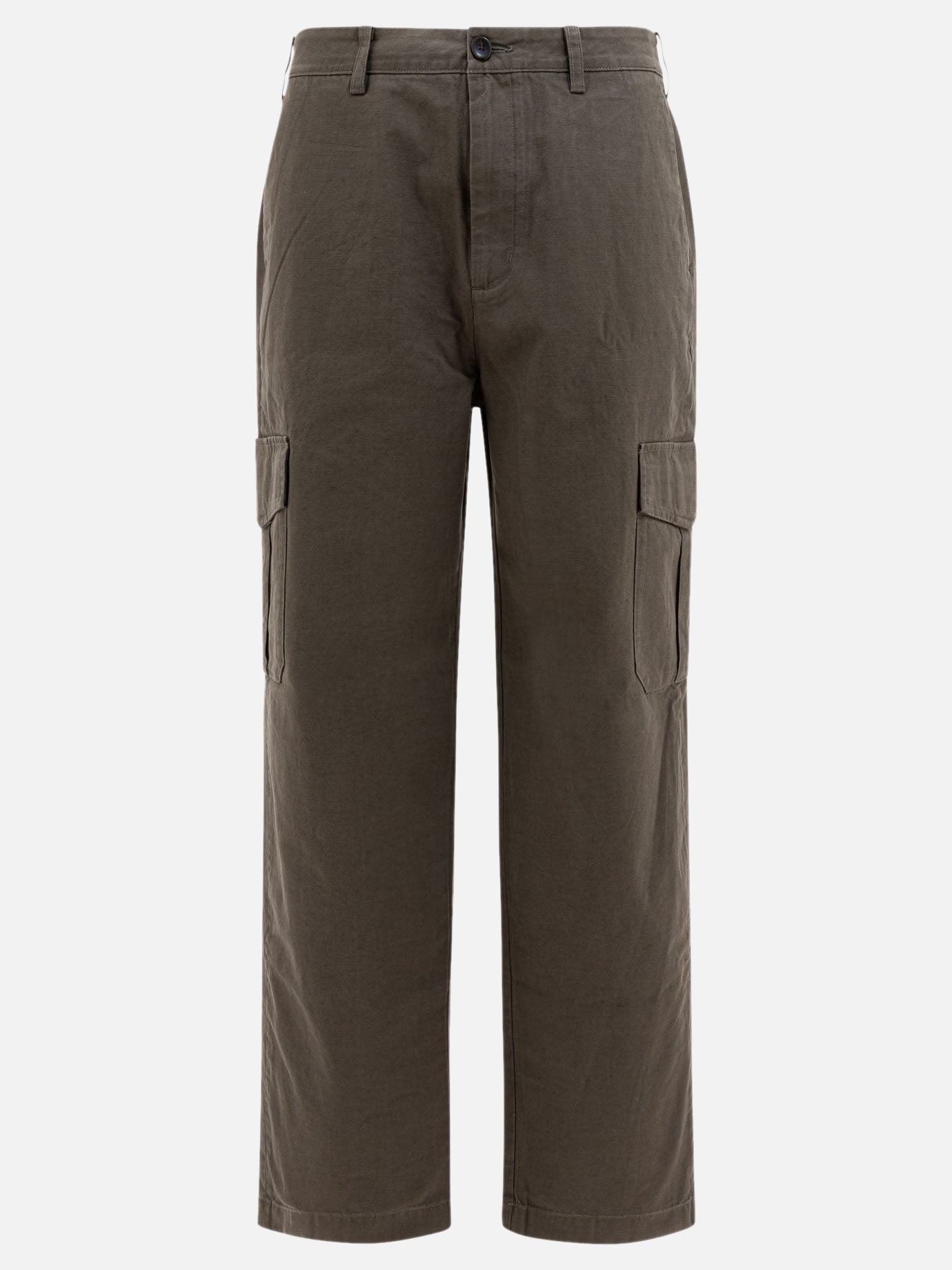 Vince Cotton and linen cargo trousers 14186239_29 Green thumbnail_1