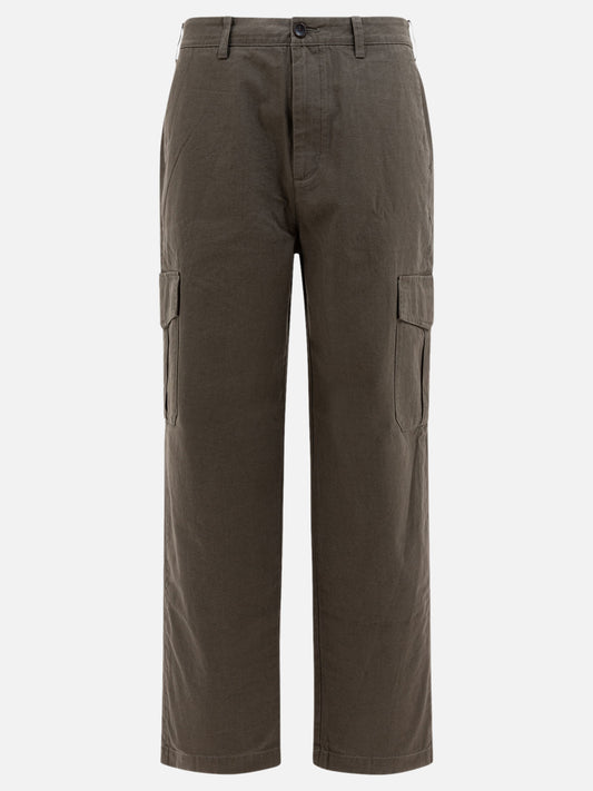 Vince Cotton and linen cargo trousers 14186239_29 Green 1