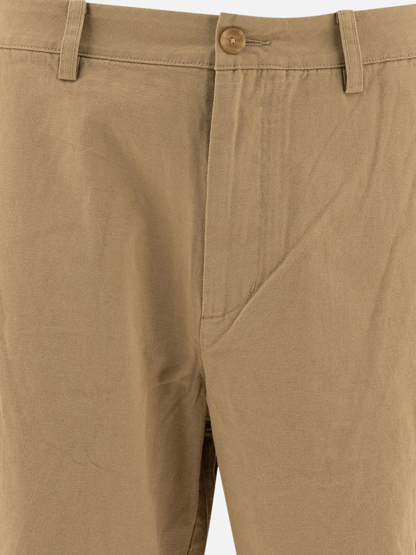 Vince Cotton and linen cargo shorts 17584873_31 Beige thumbnail_3