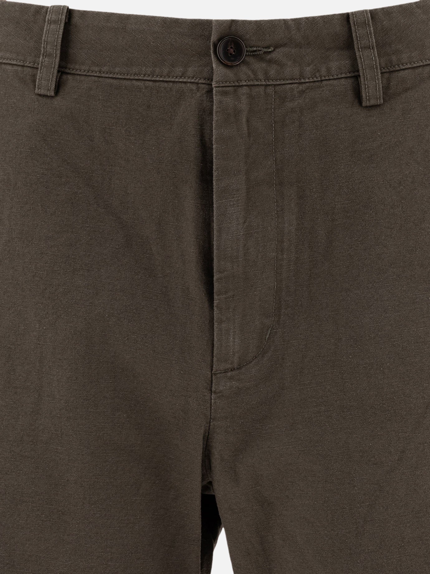 Short cargo in cotone e lino