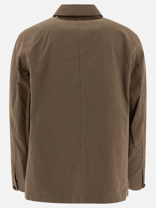 Vince Cotton and linen utility jacket 10543522_S Green 2