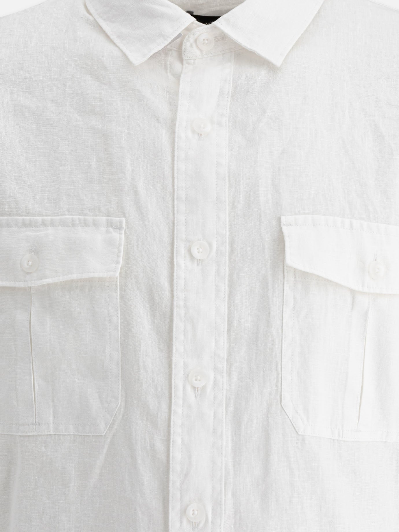 Vince Linen &quot;Utility&quot; Shirt 17463614_S White thumbnail_3