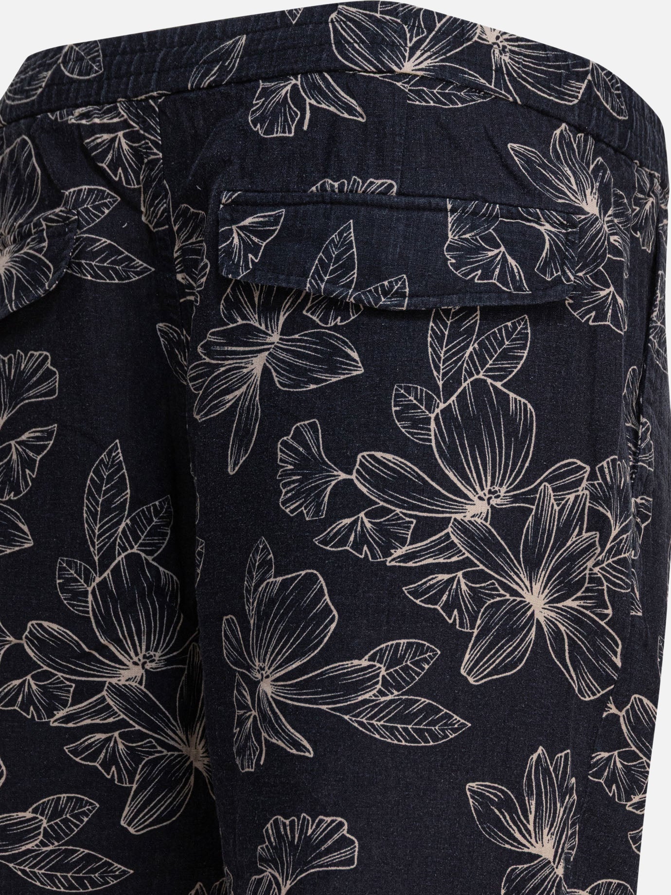 Vince Floral shorts 19195672_S Blue thumbnail_4