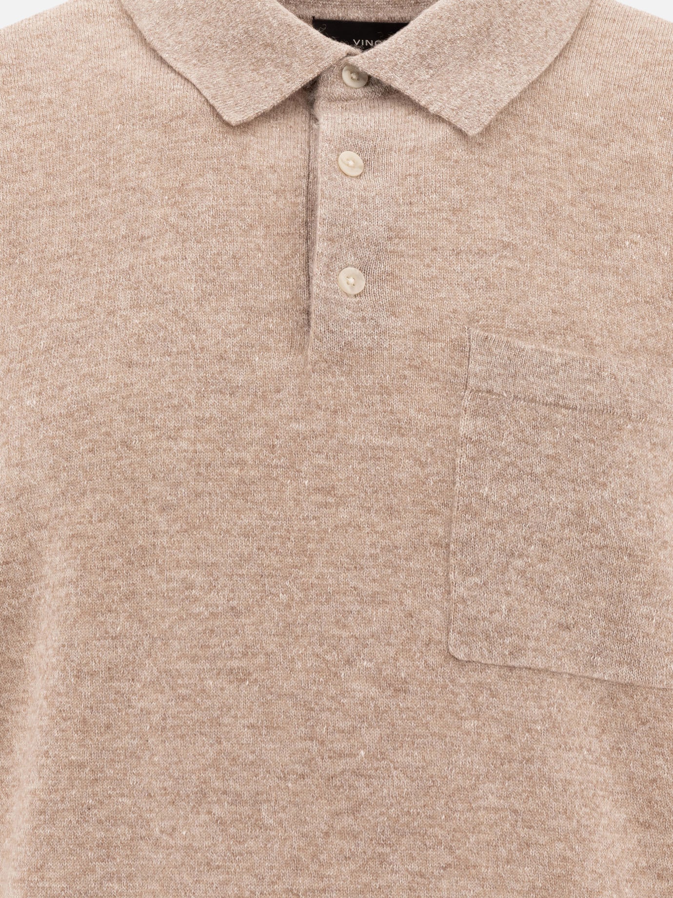 Vince Polo in lino, lana e chashmere 18568630_S Beige thumbnail_3