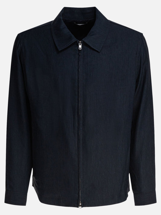 Vince Bomber jacket zipper closure 18519202_S Blue 1