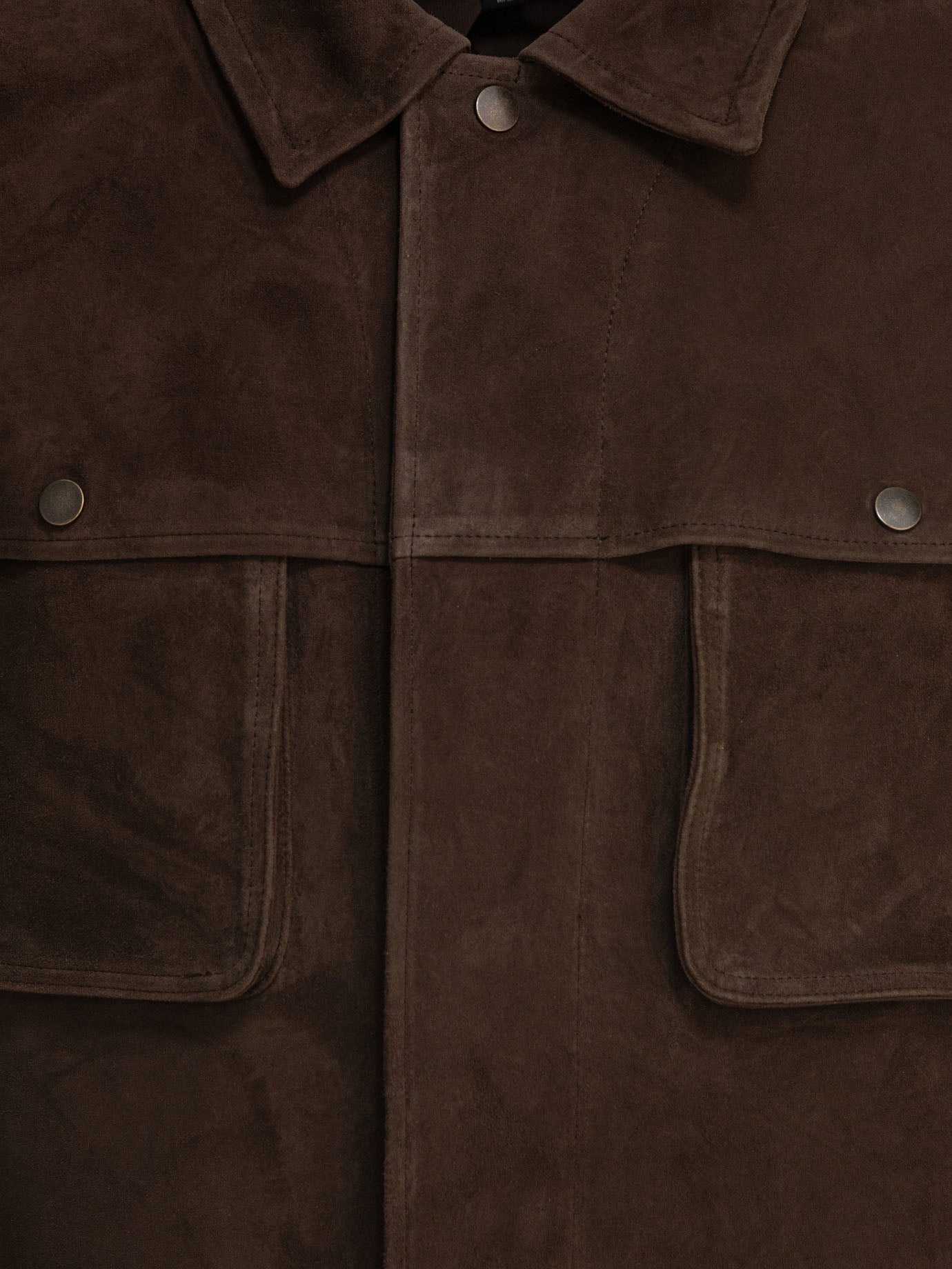 Vince &quot;Hunter&quot; suede jacket 18022379_M Brown thumbnail_3