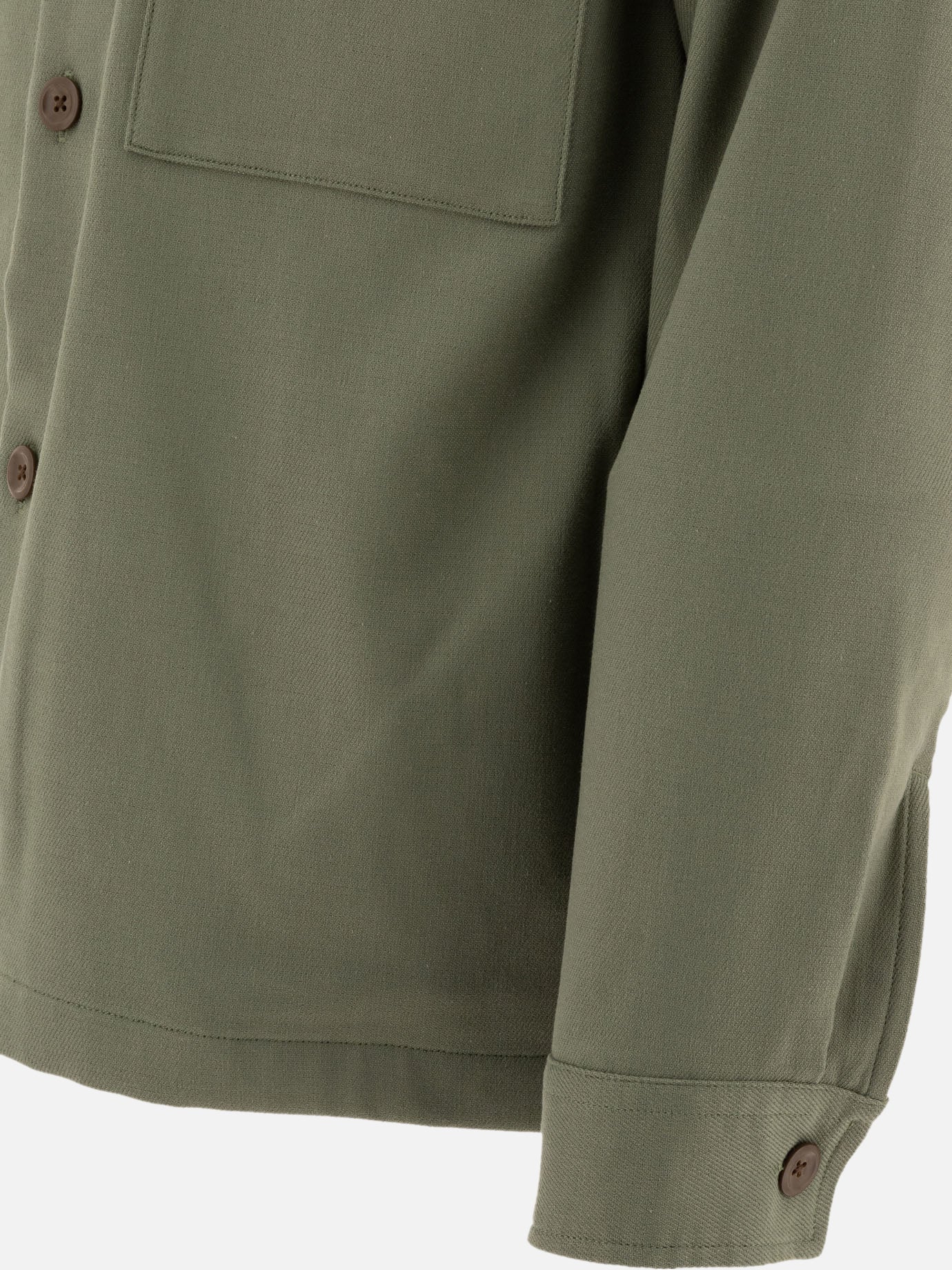 Vince &quot;Workwear&quot; overshirt 18480751_S Green thumbnail_4