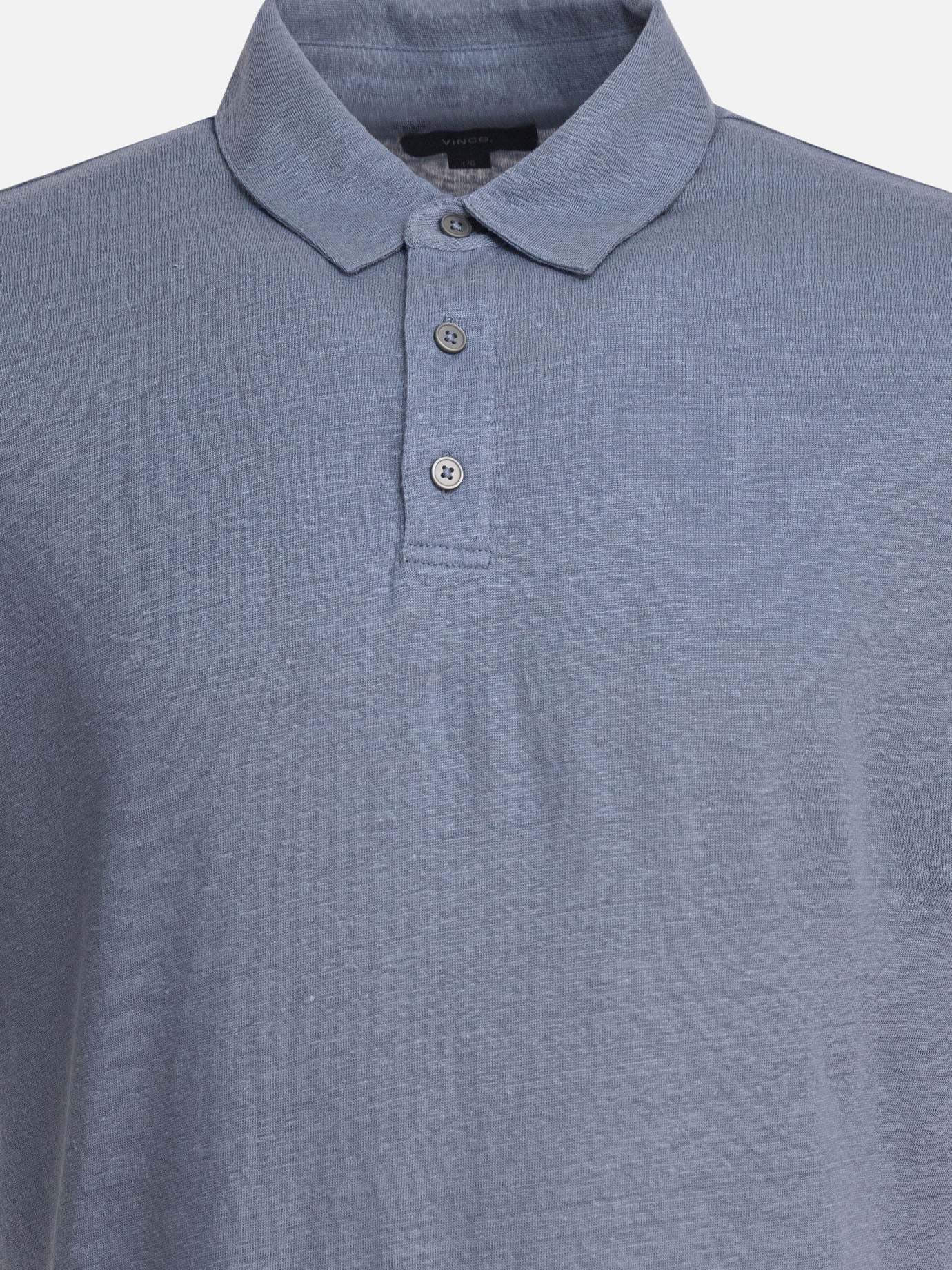 Vince Polo in lino 11966651_M Light blue thumbnail_3