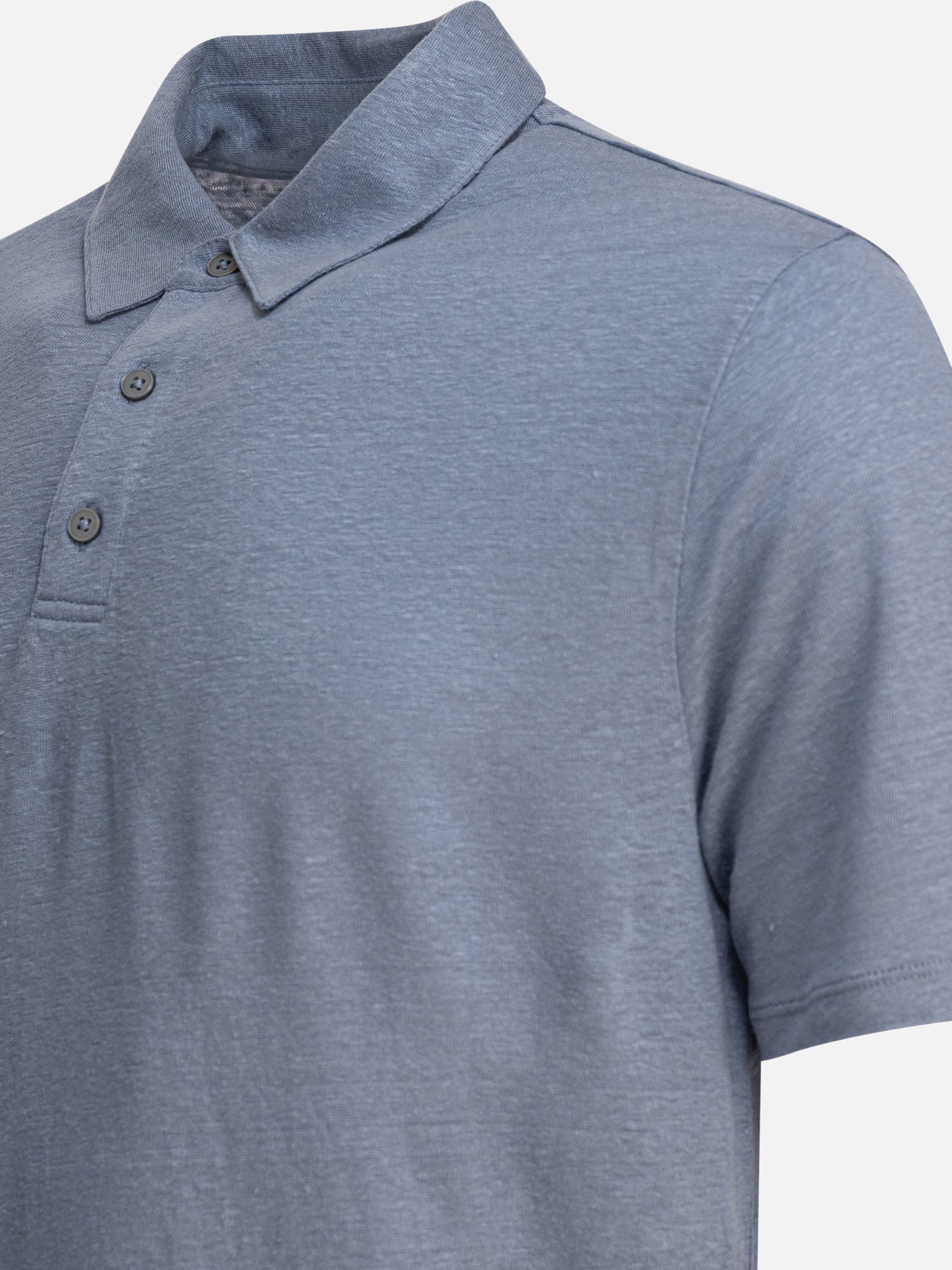 Vince Polo in lino 11966651_M Light blue thumbnail_4