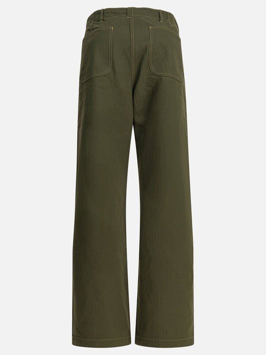 Leisure trousers Solid colour  Green - Buzz Rickson's Men | PDP | VIETTI Online Store | 2
