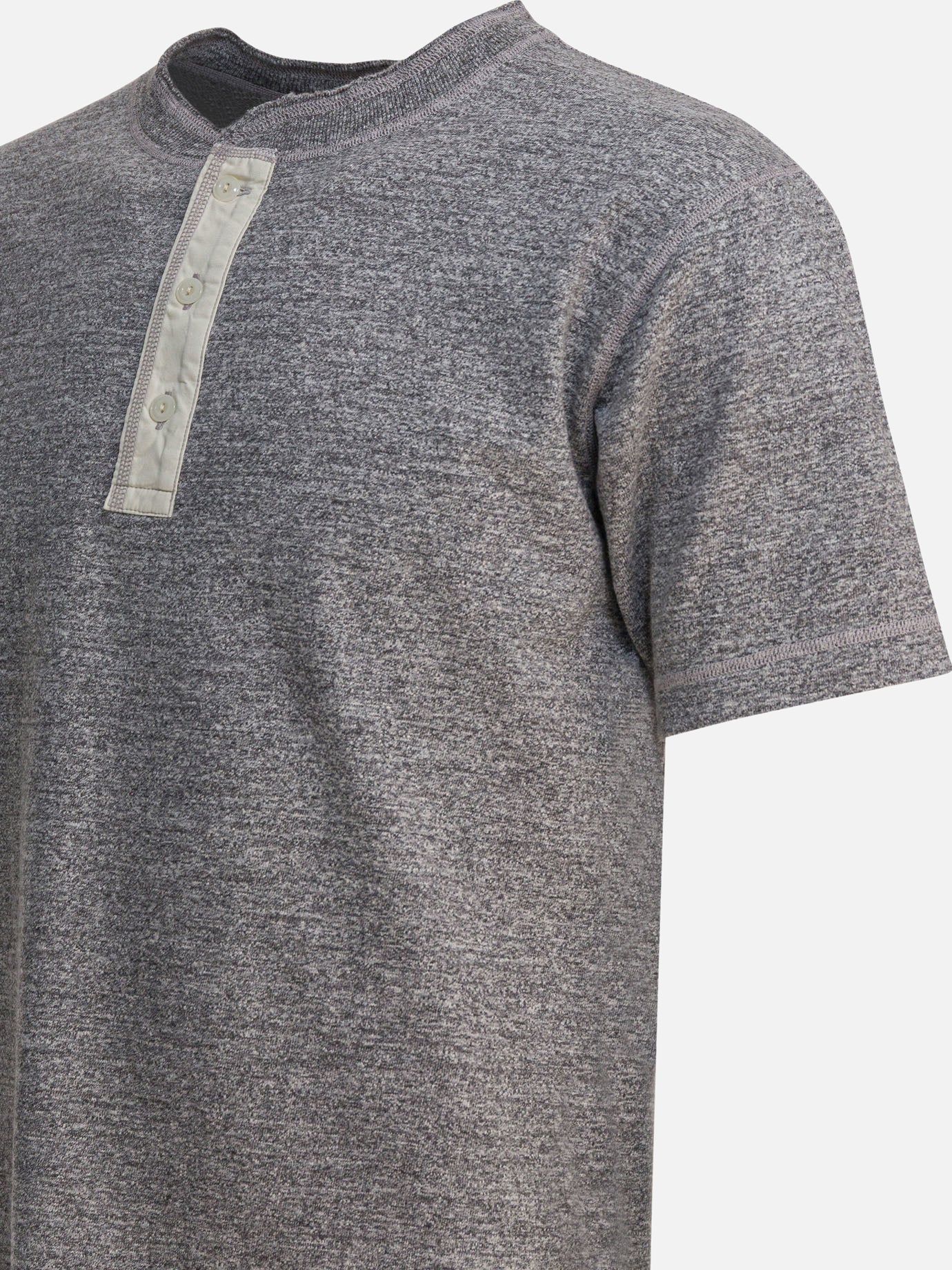 T-shirt girocollo Solid colour  Grigio - Buzz Rickson&#39;s Uomo | PDP | VIETTI Online Store | thumbnail_4