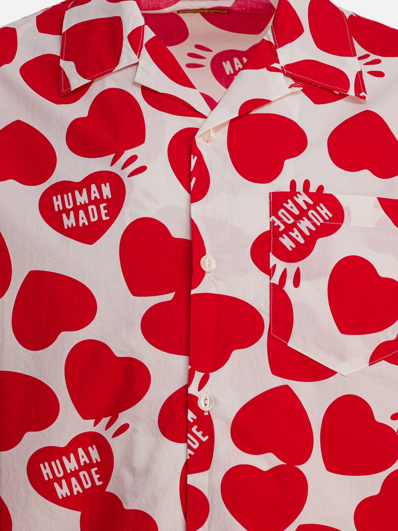 Casual shirts Print  White - Human Made Men | PDP | VIETTI Online Store | thumbnail_3