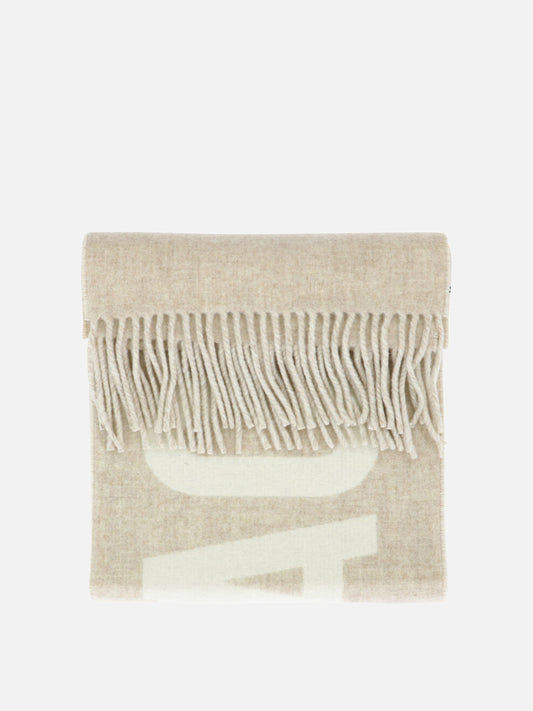 Fringed scarves 100% wool  Beige - Jacquemus Men | VIETTI Online Store 
