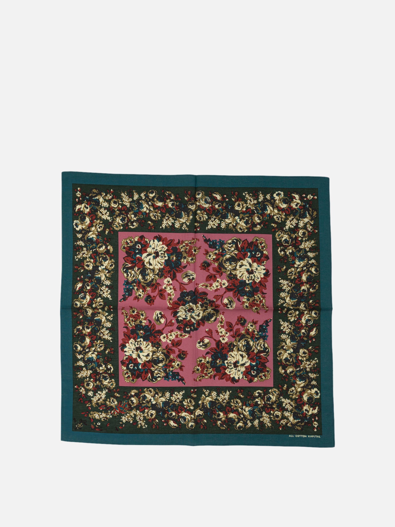 Foulard 100% cotton  Verde - KAPITAL Uomo | PDP | VIETTI Online Store | Zoom-Modal
