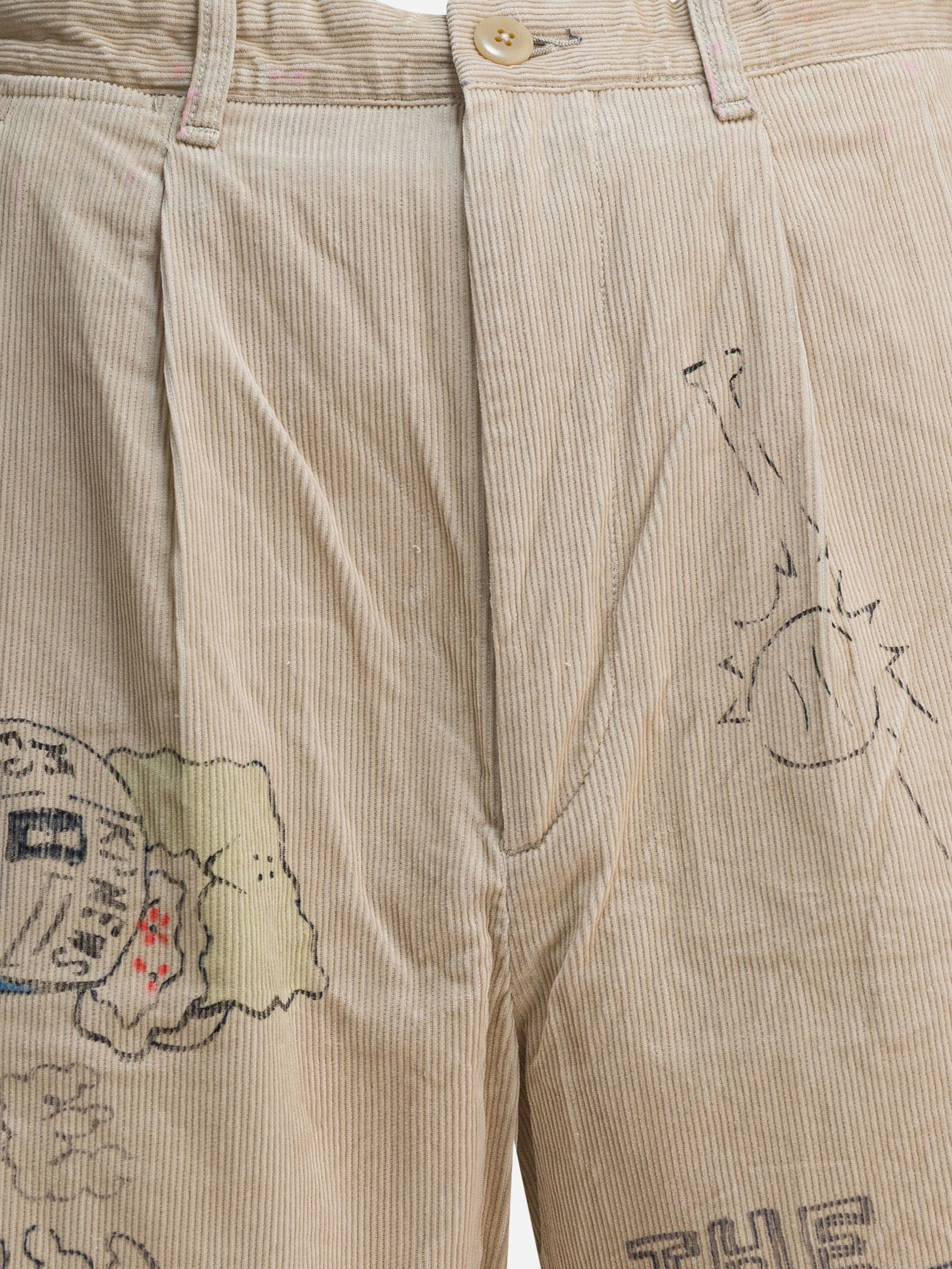 Five pockets shorts Print  Beige - KAPITAL Men | PDP | VIETTI Online Store | thumbnail_3