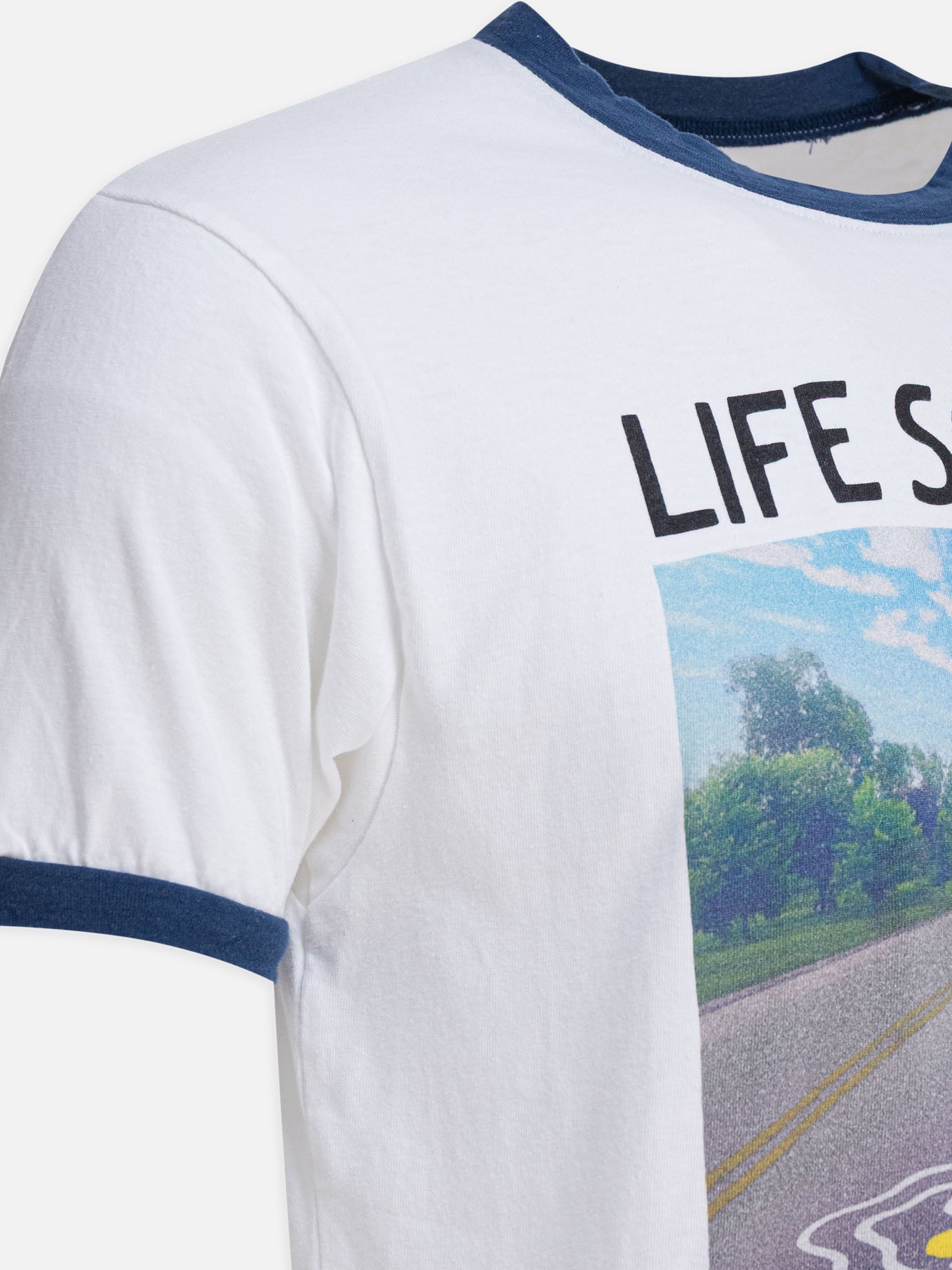 T-shirt girocollo Print  Bianco - KAPITAL Uomo | PDP | VIETTI Online Store | Zoom-Modal_4
