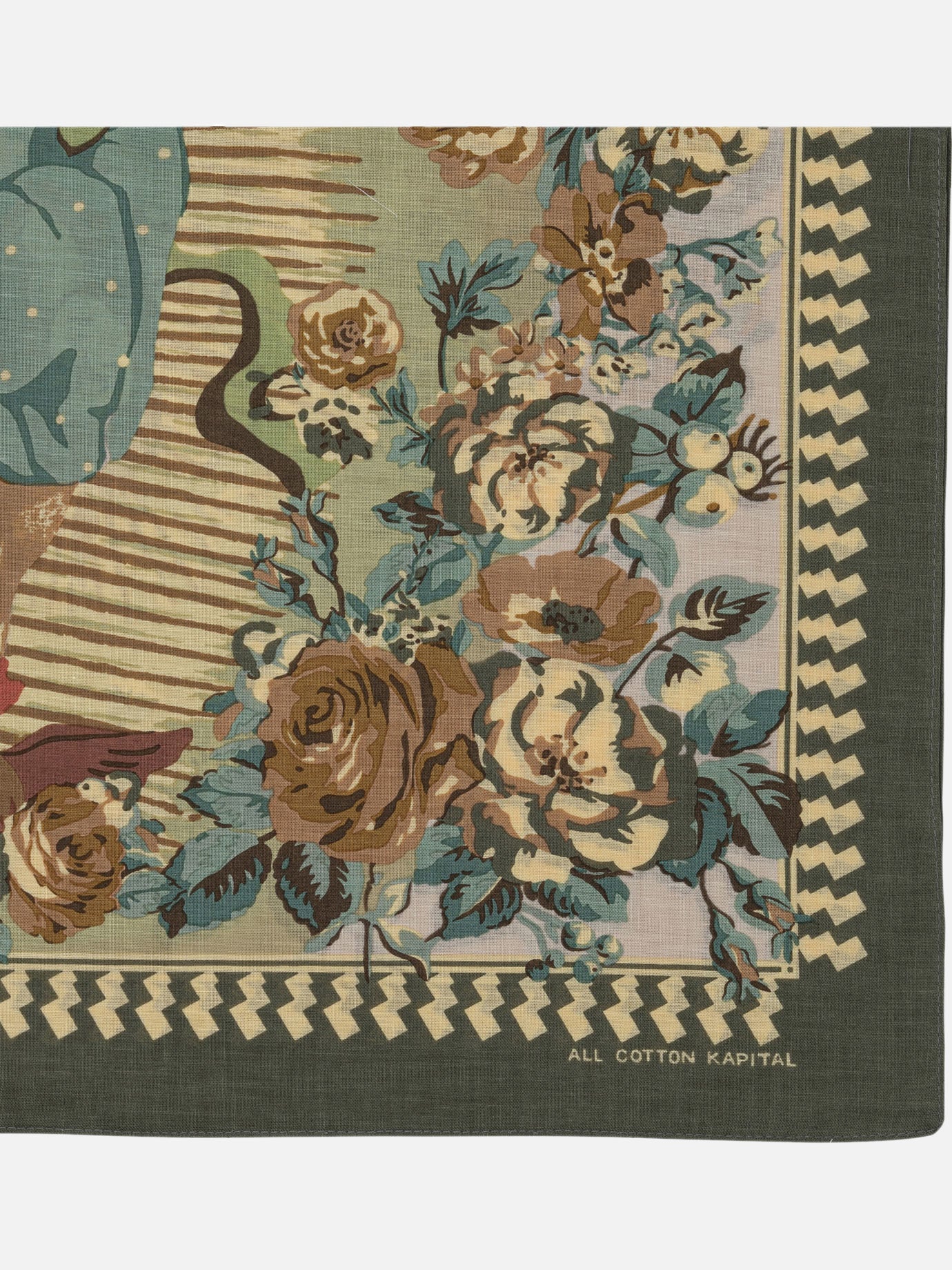 KAPITAL &quot;Amaterasu&quot; scarf 25220873_UNI Green thumbnail_2