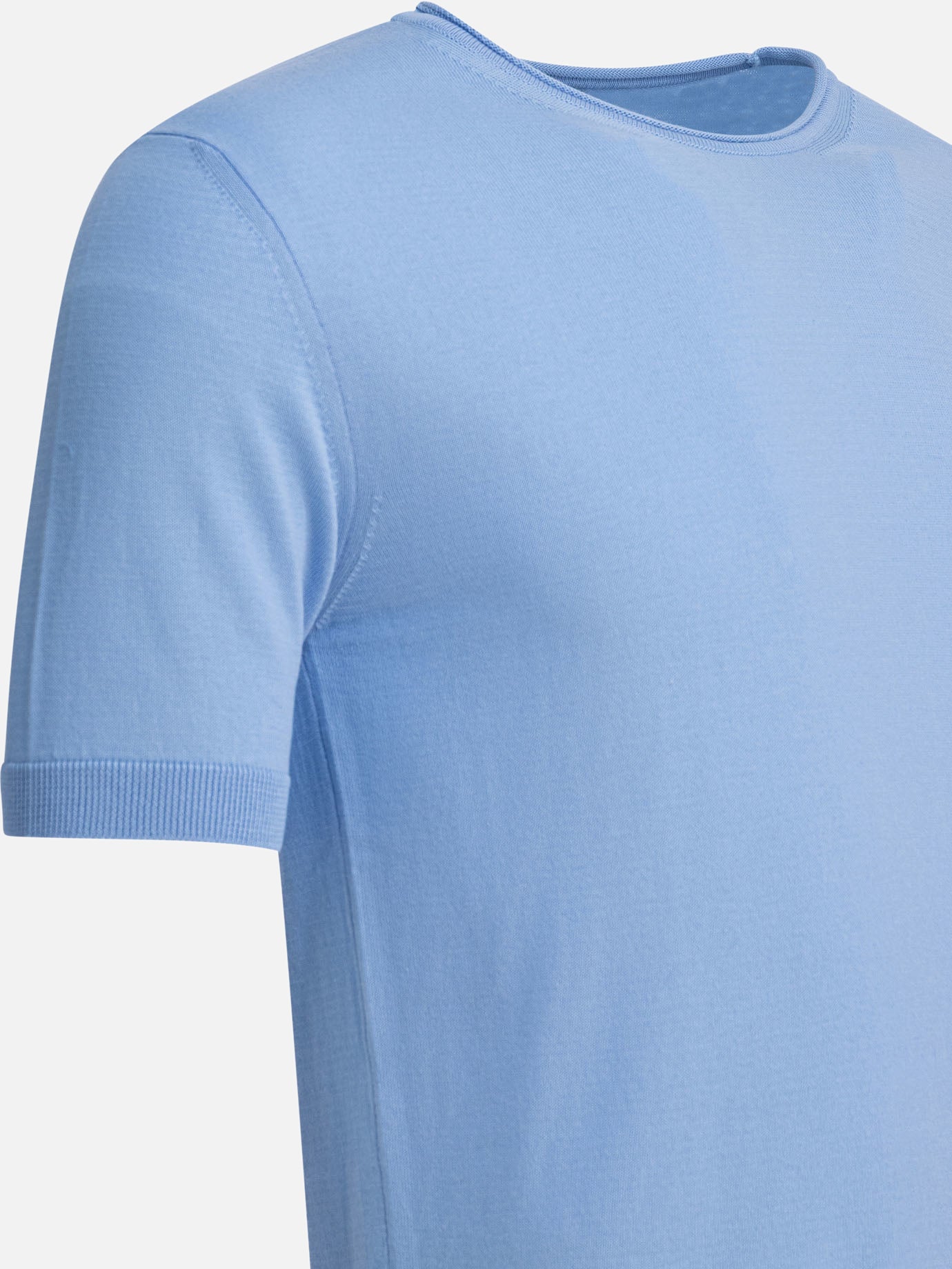 T-shirt girocollo Solid colour  Azzurro - Rakkì Uomo | PDP | VIETTI Online Store | thumbnail_4