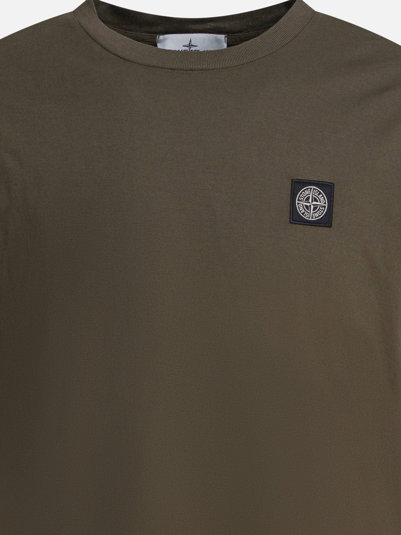 T-shirt girocollo Logo  Verde - Stone Island Uomo | PDP | VIETTI Online Store | Zoom-Modal_3
