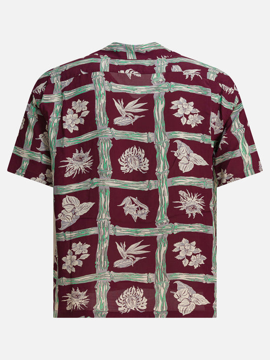 Sun Surf "Island Plants" shirt 22131635_M Bordeaux 2