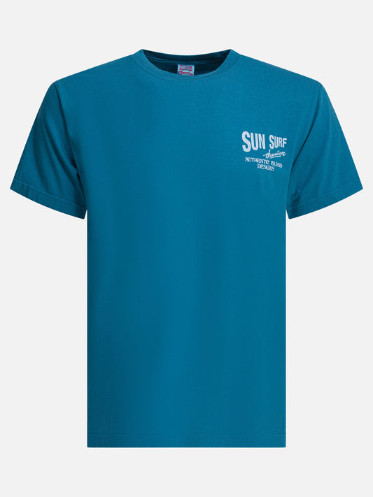 Crewneck t-shirts Logo  Blue - Sun Surf Men | PLP | VIETTI Online Store 

