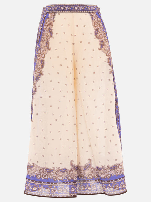 Pantaloni casual Paisley  Beige - Zimmermann Donna | PLP | VIETTI Online Store 
