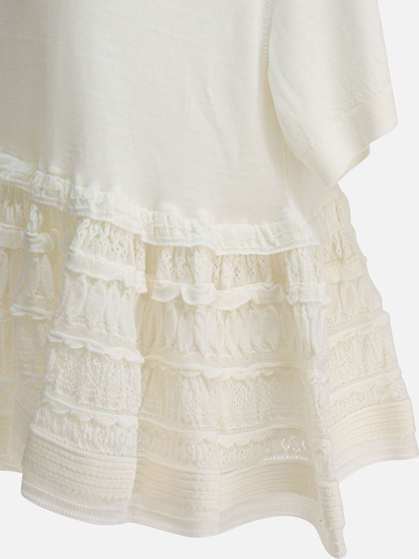 Mock neck t-shirts Solid colour  White - Alaïa Women | PDP | VIETTI Online Store | Zoom-Modal_4
