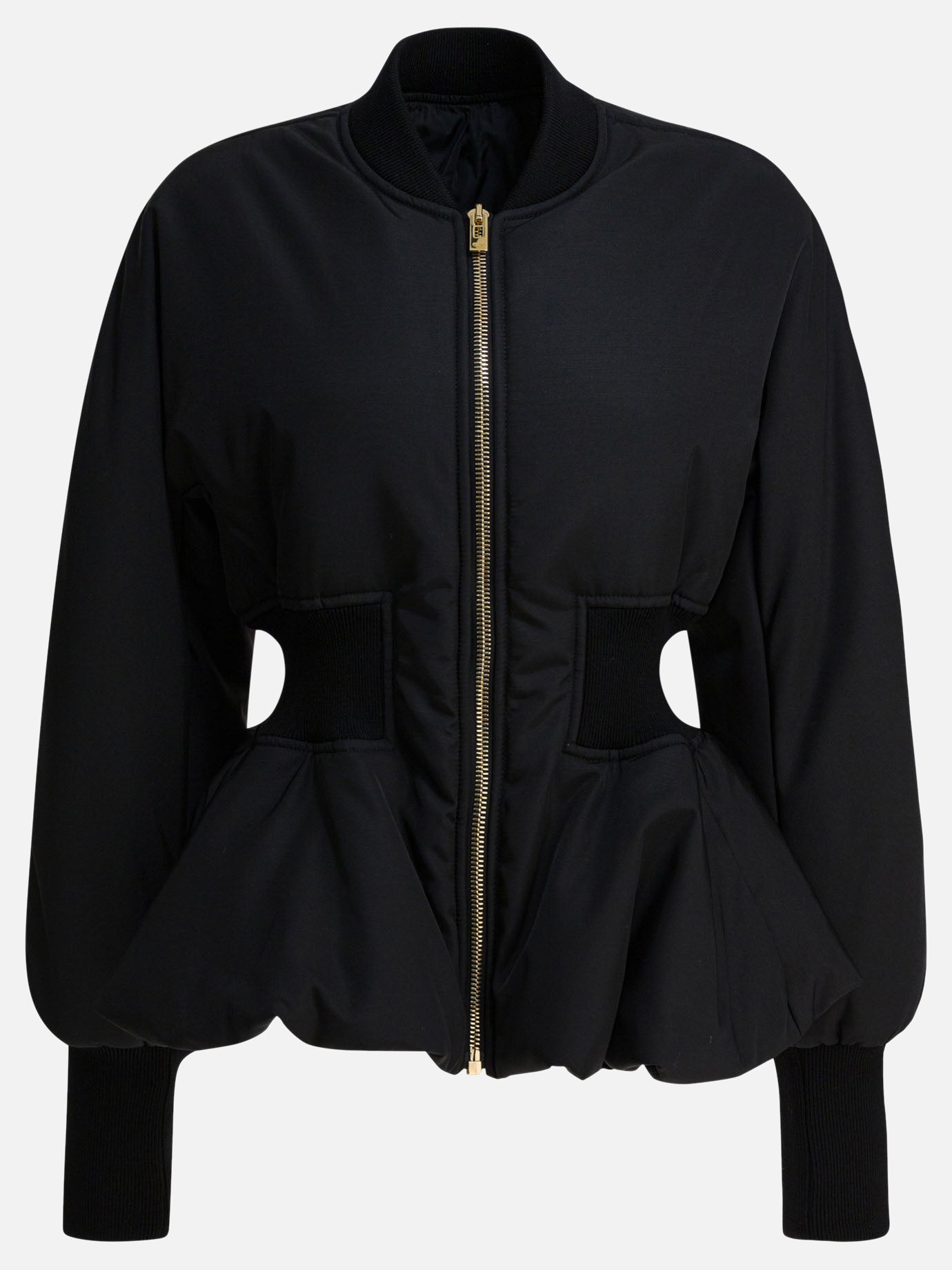 Bomber jackets Solid colour  Black - Alaïa Women | PDP | VIETTI Online Store | thumbnail
