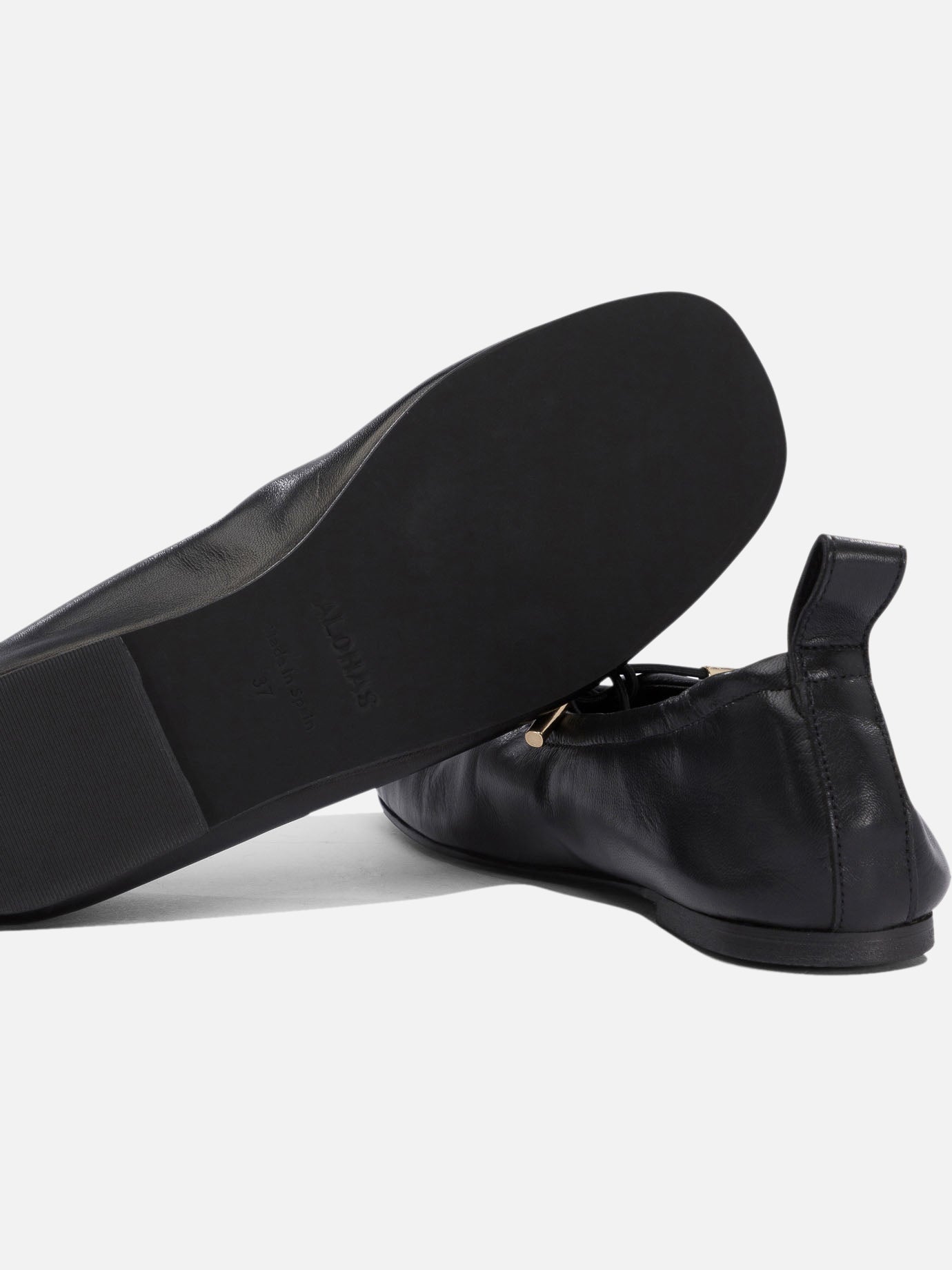 Ballerine classiche 100% leather  Nero - Alohas Donna | PDP | VIETTI Online Store | thumbnail_5