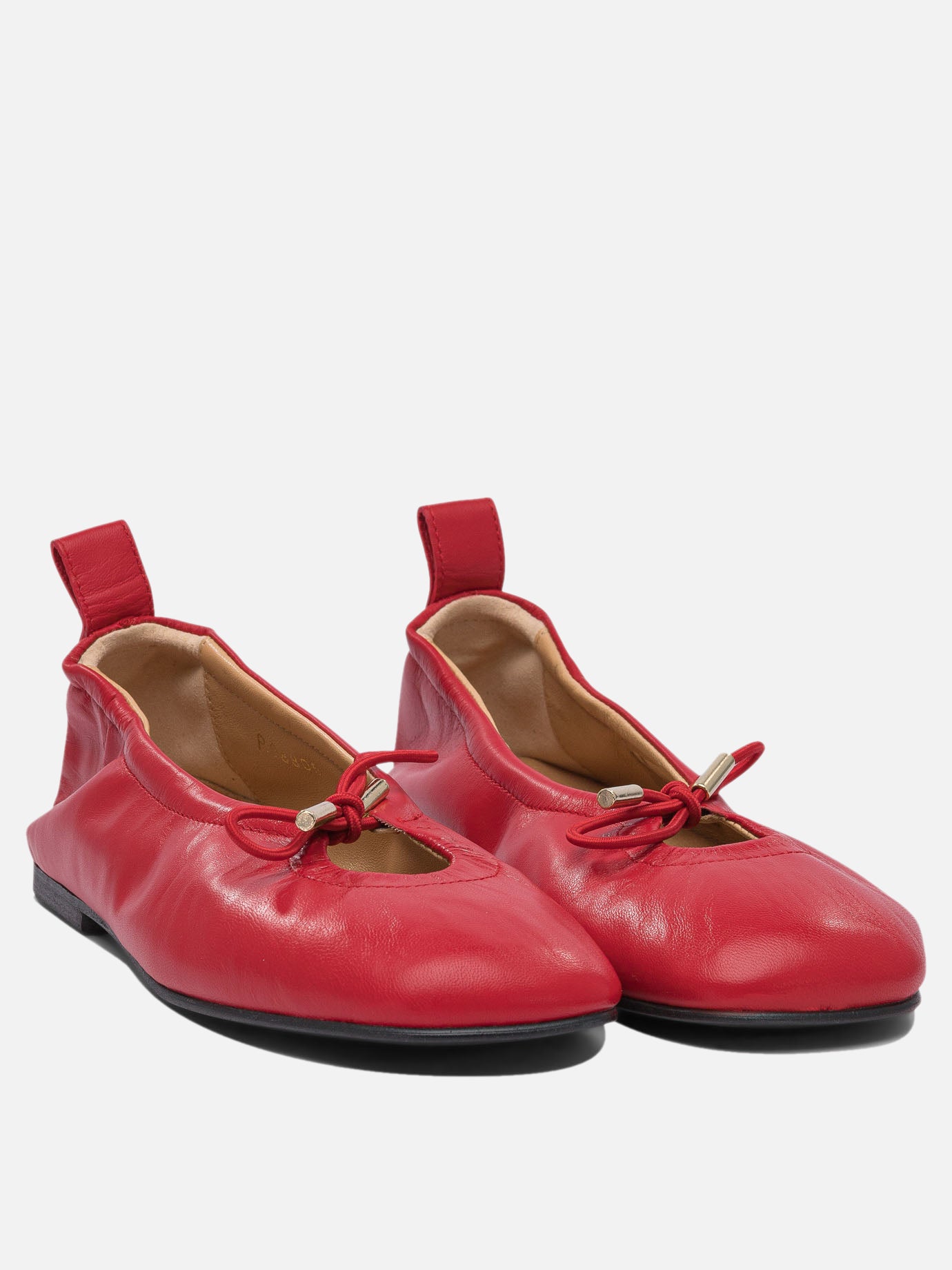 Ballerine classiche 100% leather  Rosso - Alohas Donna | PDP | VIETTI Online Store | thumbnail_2