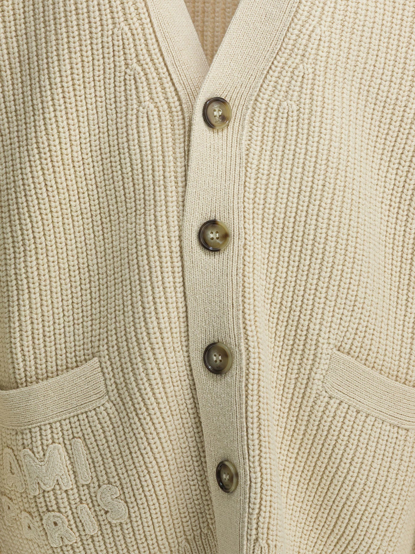 Cardigans Logo  White - Ami Paris Men | PDP | VIETTI Online Store | thumbnail_3