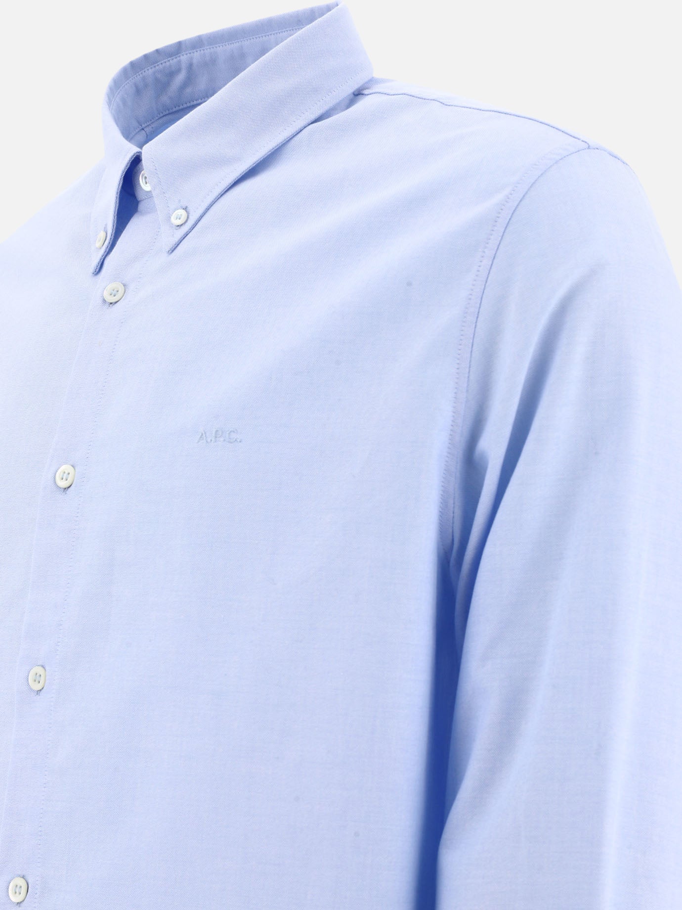 Casual shirts Logo  Light blue - A.P.C. Men | PDP | VIETTI Online Store | Zoom-Modal_4
