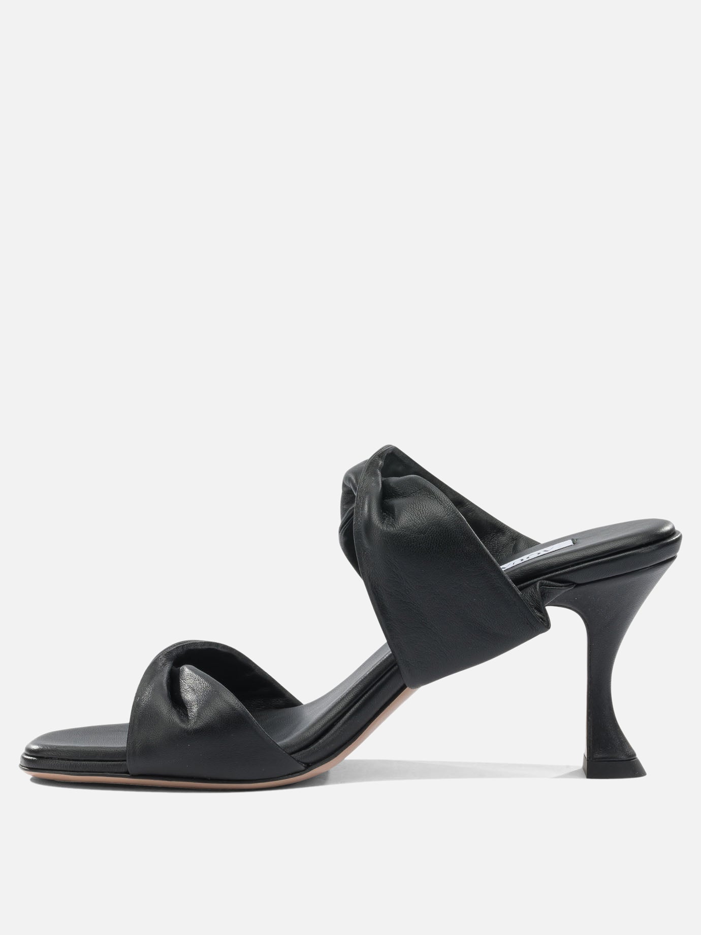 Heeled sandals 100% crossbred leather - 100% calf leather  Black - Aquazzura Women | PDP | VIETTI Online Store | thumbnail_3
