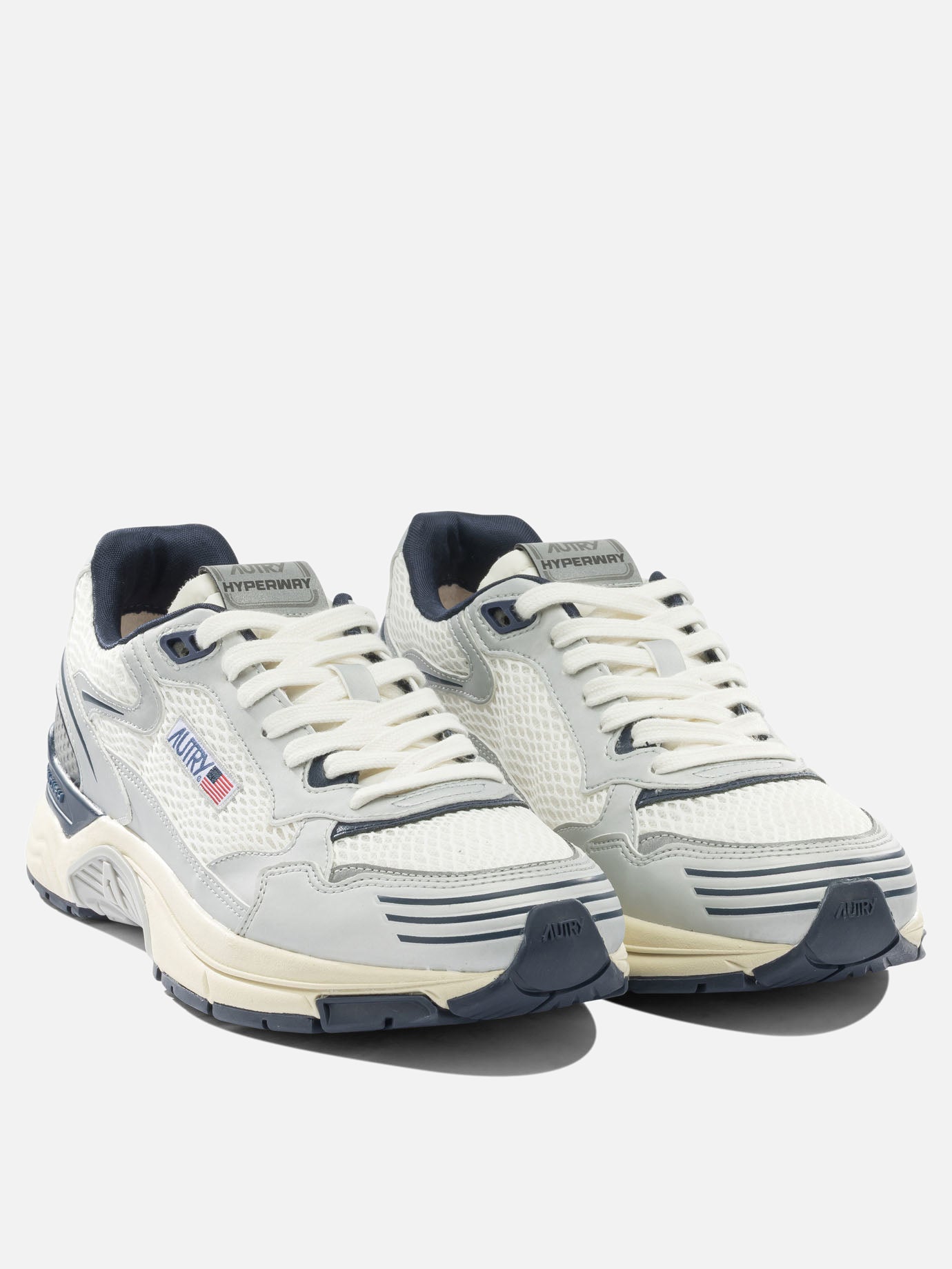 Low top sneakers 50% leather 50% mesh - 100% rubber  Silver - Autry Men | PDP | VIETTI Online Store | thumbnail_2