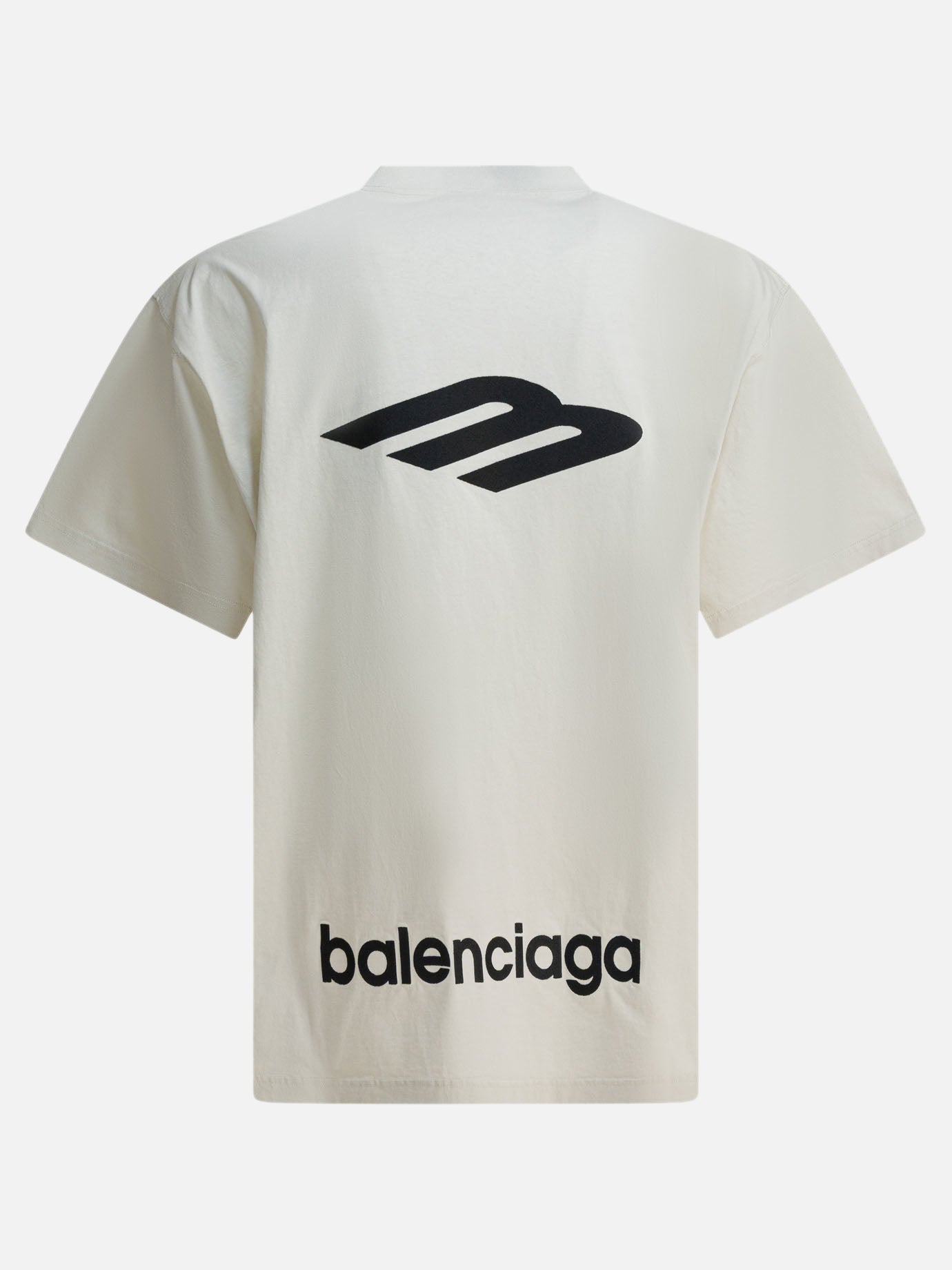 Crewneck t-shirts Logo  White - Balenciaga Men | PDP | VIETTI Online Store | thumbnail_2