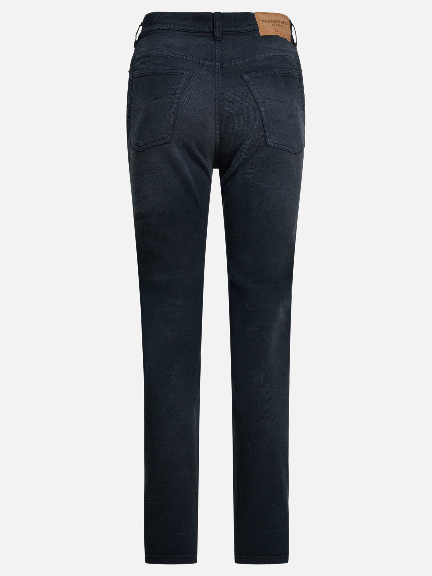 Straight-leg jeans Solid colour  Blue - Balenciaga Women | PDP | VIETTI Online Store | Zoom-Modal_2
