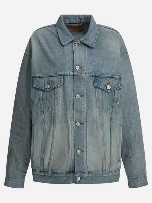 Denim jackets Solid colour  Light blue - Balenciaga Women | PLP | VIETTI Online Store 
