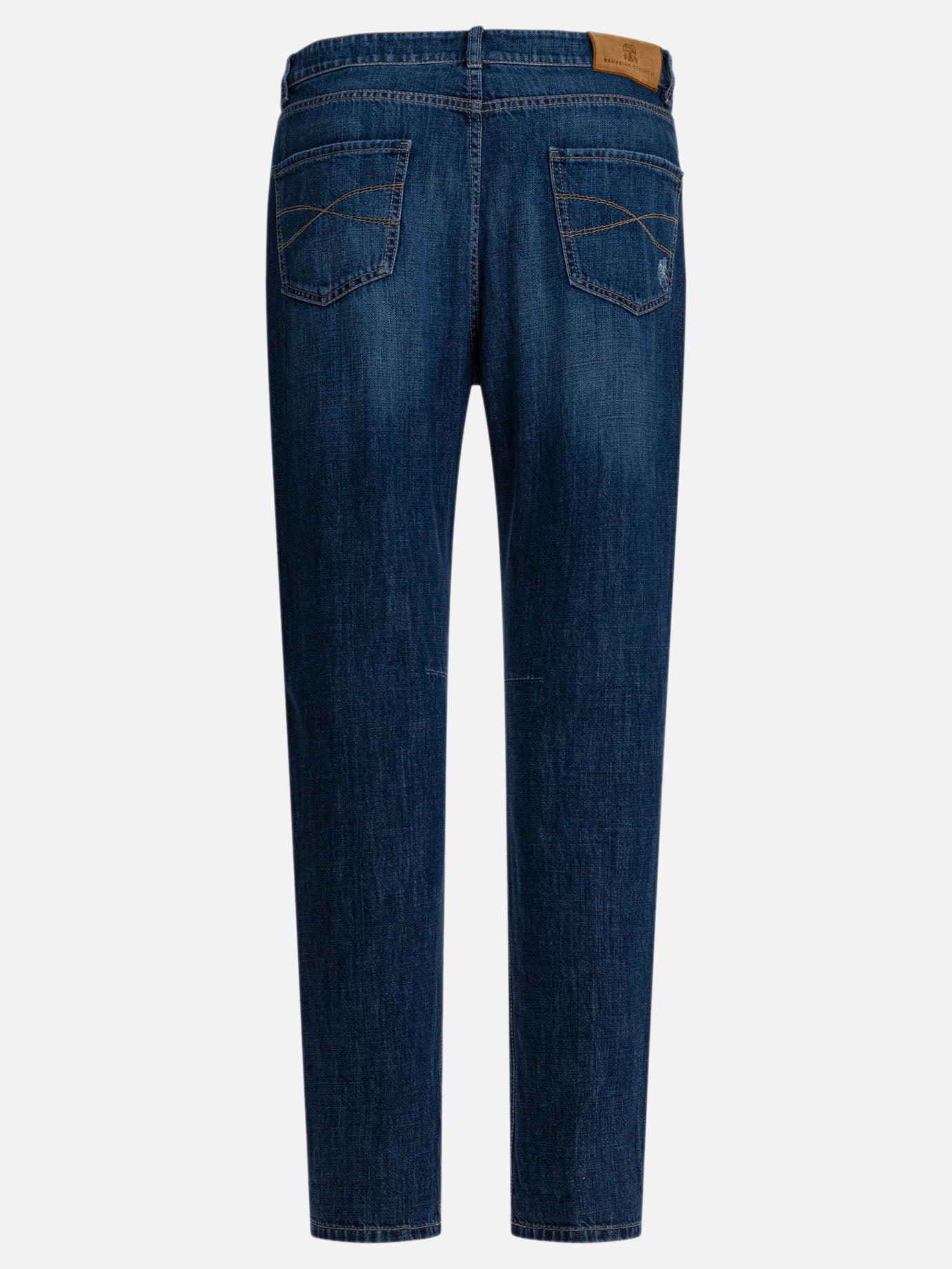 Jeans a gamba dritta Denim  Blu - Brunello Cucinelli Uomo | PDP | VIETTI Online Store | thumbnail_2