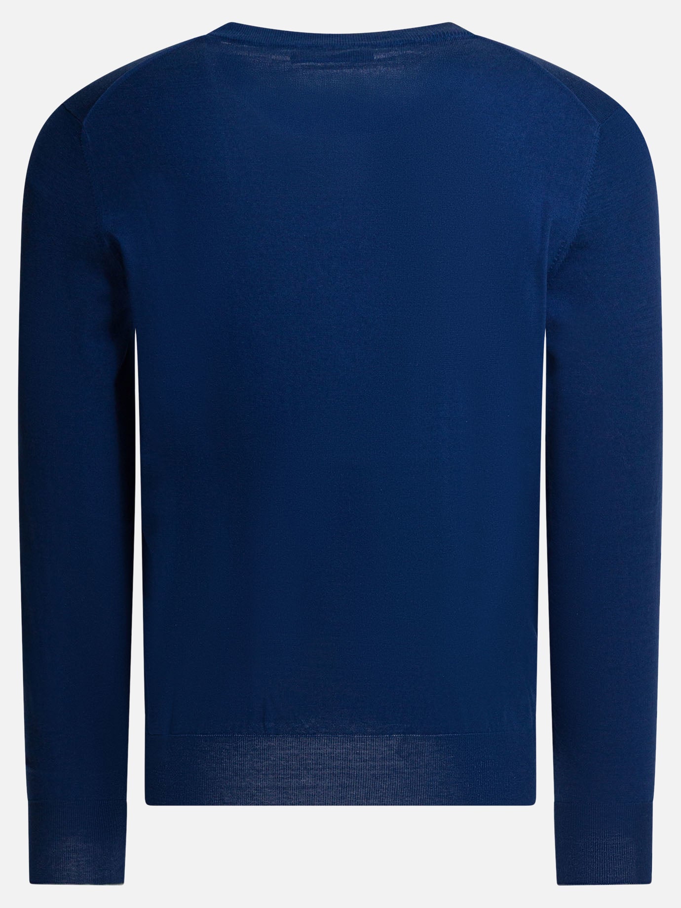 Crewneck sweaters Solid colour  Blue - Brunello Cucinelli Men | PDP | VIETTI Online Store | thumbnail_2
